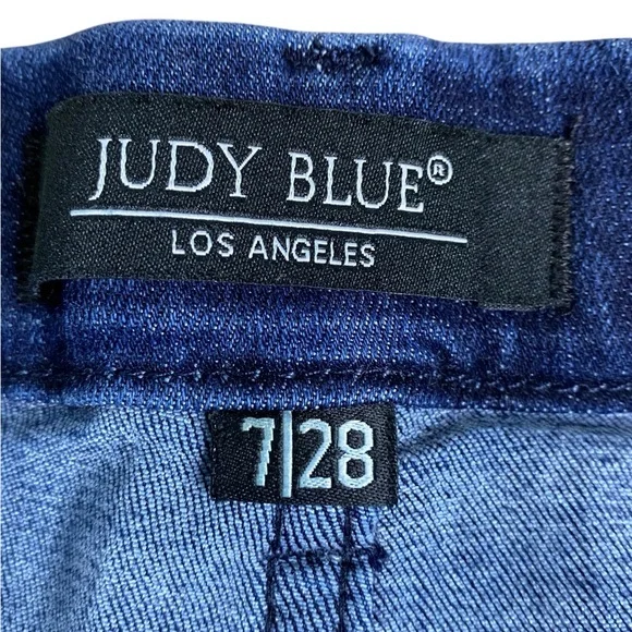 Judy Blue High Rise Pull On Super Flare Bellbottom Jeans Women’s Size 7 (28) - Picture 4 of 14